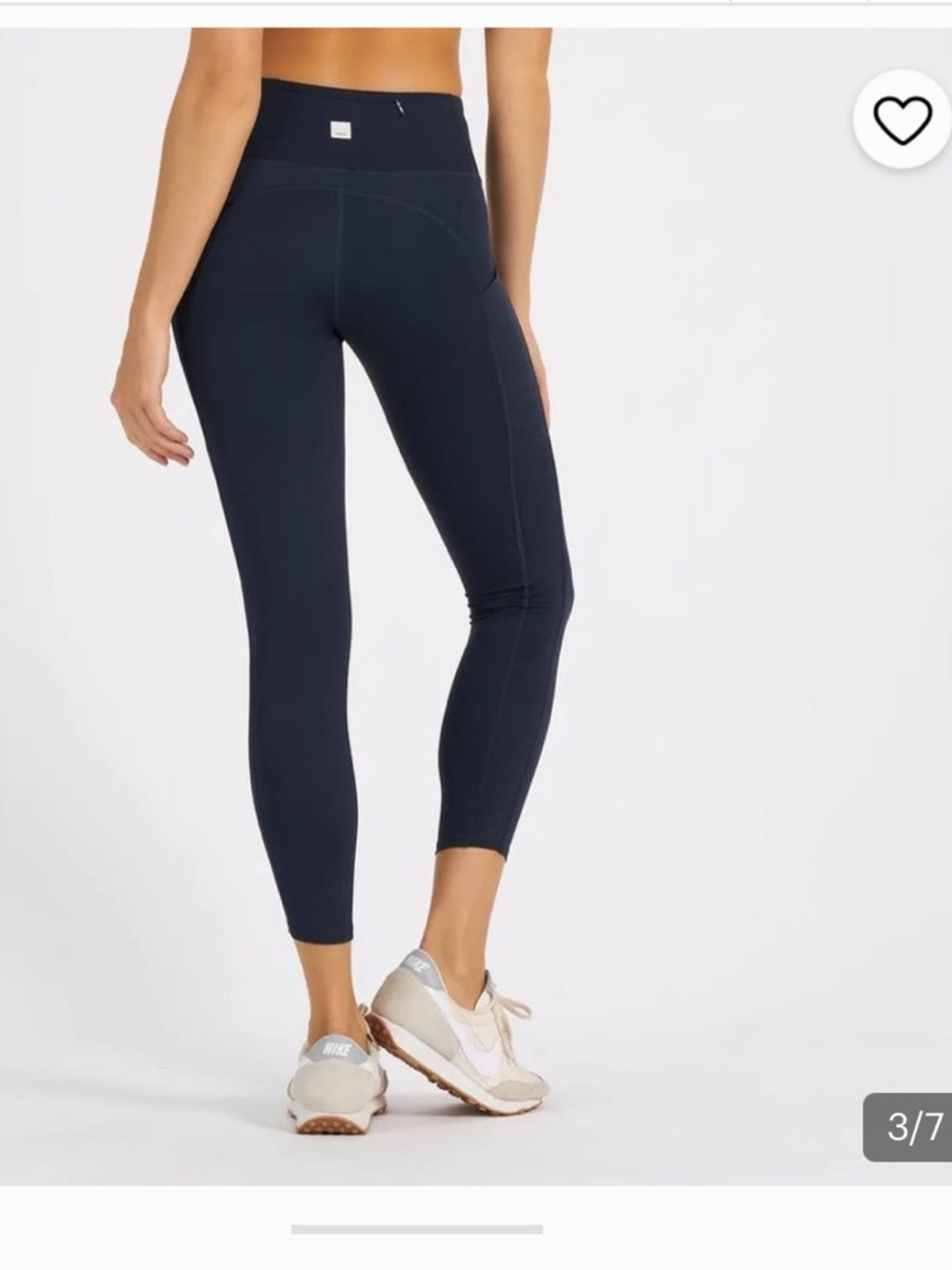 Vuori Stride Blue High-Rise Leggings Size M - Picture 5 of 13